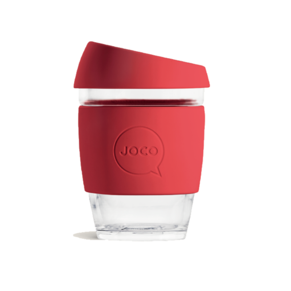 joco red water bottle